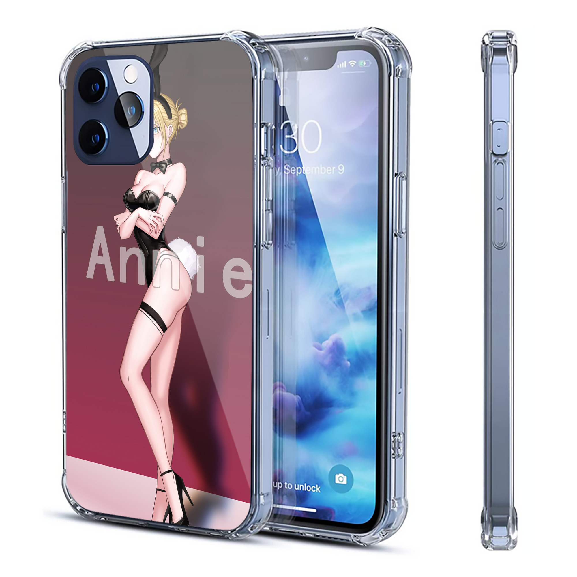 （画像用） 進撃の巨人 Attack on Titan 【iPhone 12シリーズ対応】透明スマホケース（クリアソフトケース）